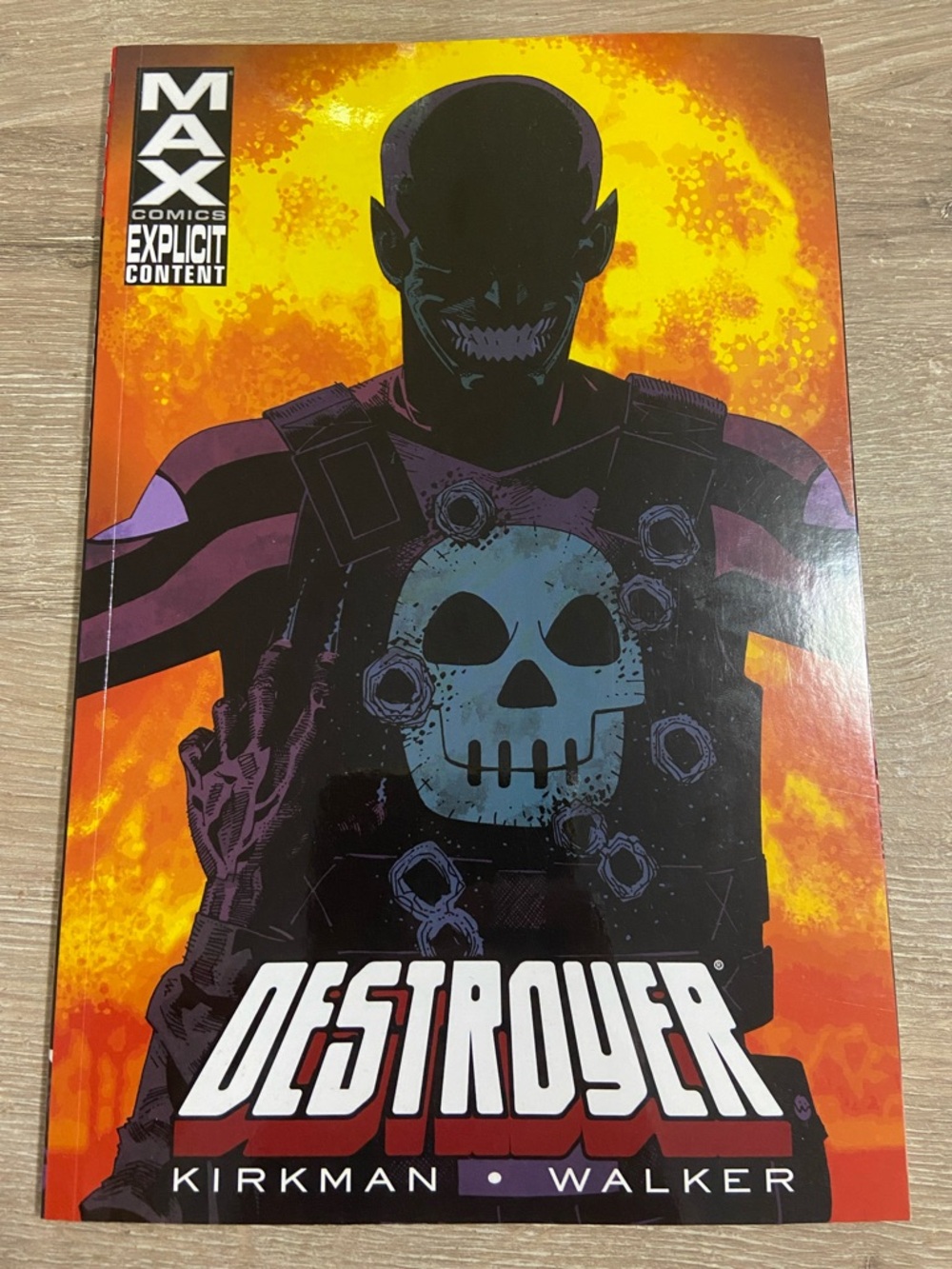 Destroyer Marvel MAX Comics 2010 Trade Paperback Robert Kirkman
